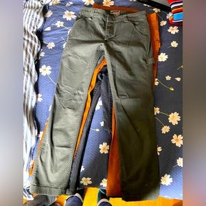 Duluth trading co womens 40 grit flex twill slim leg pants